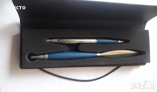 нож и химикалка метал луксозен комплект Германия , снимка 1 - Ученически пособия, канцеларски материали - 16888565