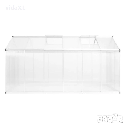 vidaXL Оранжерия, алуминий, 362x190x195 см, 13,41 м³(SKU:45216), снимка 2 - Оранжерии - 52901422