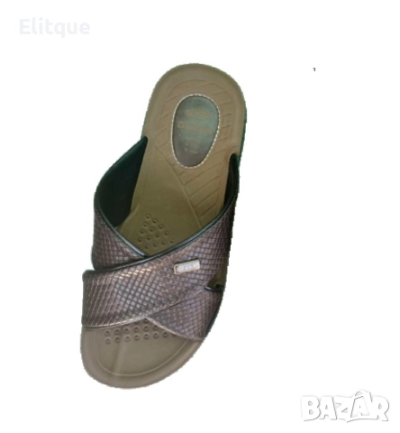 Маркови мъжчки кожени чехли, снимка 4 - Мъжки чехли - 52863939