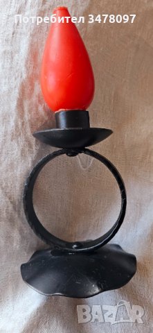 Свещник-ковано желязо , снимка 2 - Декорация за дома - 43909960