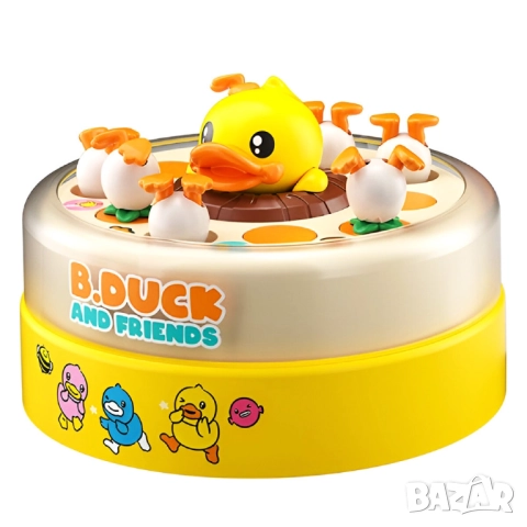Музикална игра Хвани летящо пате- "B.Duck and Friends Bouncing Carousel" 🦆 , снимка 10 - Музикални играчки - 52639001