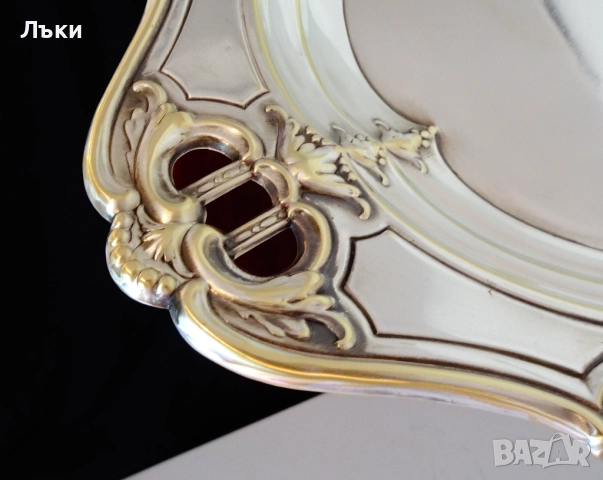 Посребрена лопатка за трохи Derby Silver Co. , снимка 11 - Антикварни и старинни предмети - 52012905