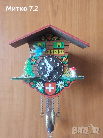 стенен часовник малката тиролка, снимка 3 - Антикварни и старинни предмети - 52935487
