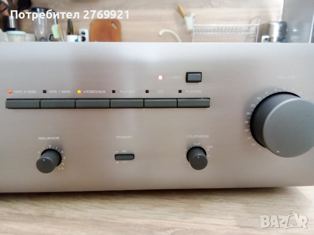 Усилвател Yamaha AX-440 2х70W, снимка 3 - Ресийвъри, усилватели, смесителни пултове - 52177039