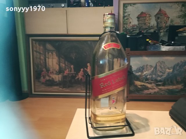 ПОРЪЧАНО!!! johnnie walker-BIG 4.5l празно шише с люлка 1304212050, снимка 6 - Колекции - 32537410