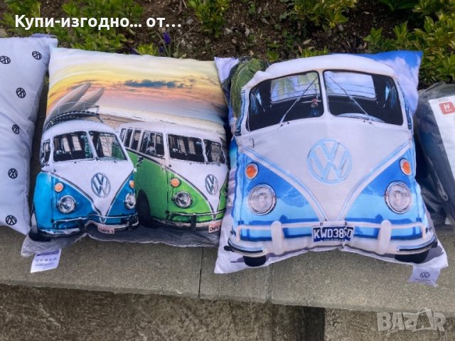 Рекламни лицензирани възглавници за декорация VW 🇩🇪 , снимка 3 - Аксесоари и консумативи - 40293777