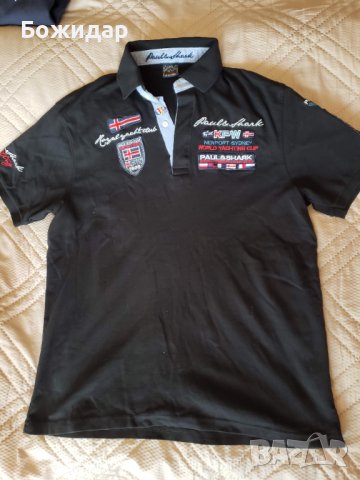 Тениска с яка Paul & Shark, снимка 2 - Тениски - 43194783