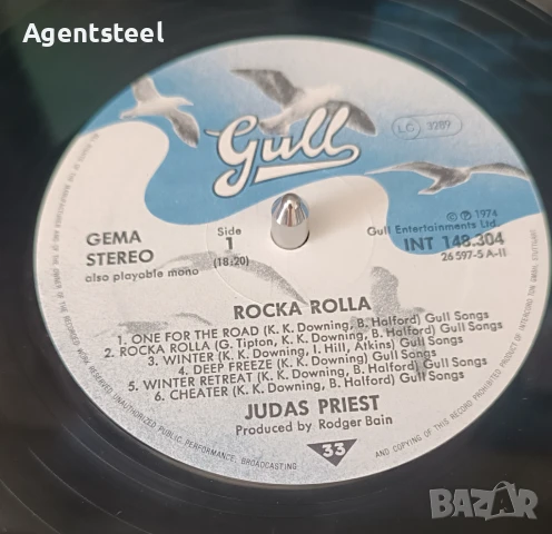 Грамофонна плоча JUDAS PRIEST - ROCKA ROLLA, снимка 3 - Грамофонни плочи - 50818896
