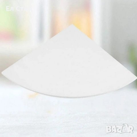 Комплект от 4 ъглови стенни рафта за съхранение – PVC, снимка 7 - Други стоки за дома - 53573935