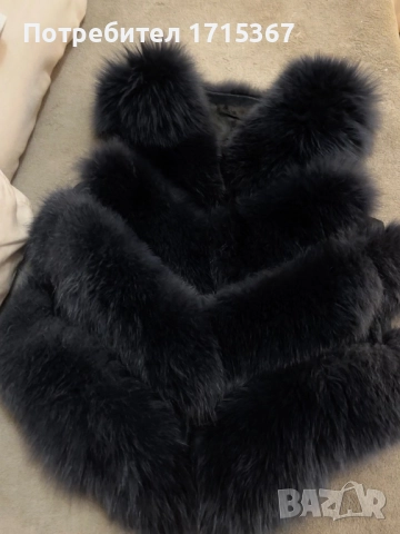 Елек от естествен косъм лисица , снимка 2 - Елеци - 52813105