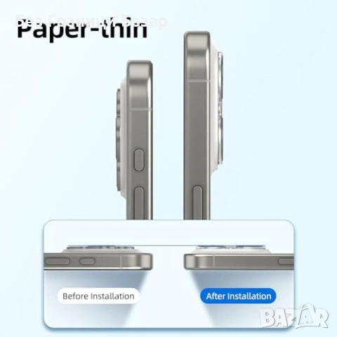 Нов iPhone 15 Pro протектор за екран и камера 9H комплект 4 в 1 Защита Айфон, снимка 5 - Фолия, протектори - 53088309