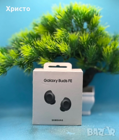 НОВО!!! Безжични слушалки Bluetooth Samsung Galaxy Buds FE, Black