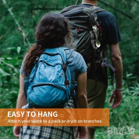 5-в-1 многофункционален комбиниран прибор от неръждаема стомана с лъжица и отварачка за бутилки, вил, снимка 9 - Къмпинг мебели - 52165549