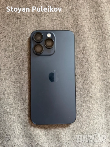 iphone 15 pro max 512 GB с 94 % капацитет на батерията blue titanium, снимка 2 - Apple iPhone - 52671254