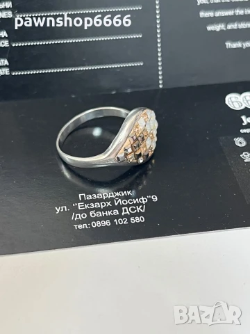 Сребърен пръстен 925, снимка 4 - Пръстени - 50892398