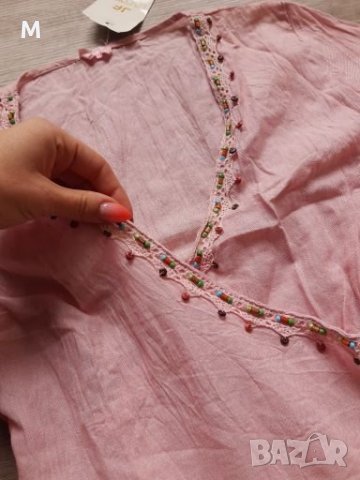 Нова колекция розово парео блуза на намаление, снимка 2 - Тениски - 28130646