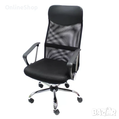 ПРОМО!!! Офис Стол – Въртящ се, Регулируем, Дишащ, Ергономичен, снимка 4 - Столове - 53205449