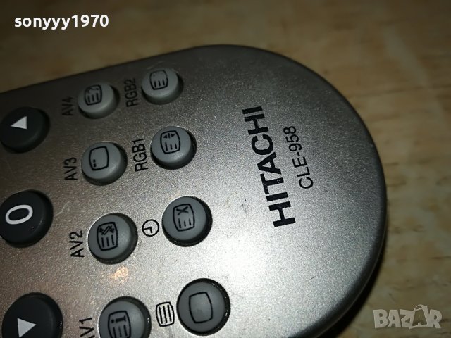 HITACHI CLE-958 TV/DVD REMOTE ВНОС SWISS 1101231040, снимка 10 - Дистанционни - 39263606