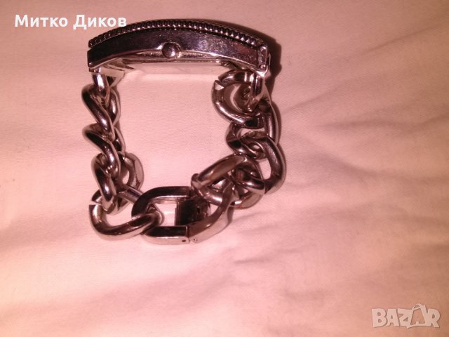 Херман немски часовник с капак  кварц верижка стоманен корпус прахоуст., снимка 10 - Дамски - 29005381