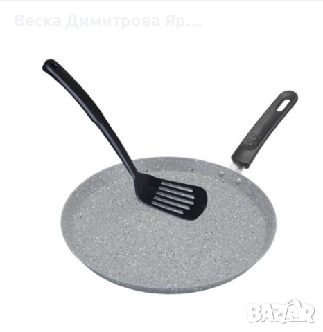 Комплект тиган за палачинки и шпатула Bohmann, снимка 3 - Съдове за готвене - 52612644