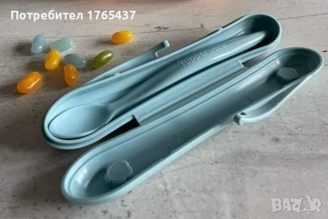 Детска лъжичка в калъф Tupperware , снимка 4 - Други - 44921997