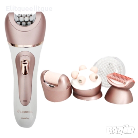 Комплект епилатор 5в1 Lexical, снимка 5 - Тримери - 52188819