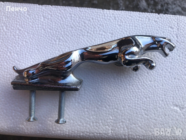  стара авто емблема ЯГУАР /JAGUAR/ - ретро, снимка 2 - Антикварни и старинни предмети - 51698316