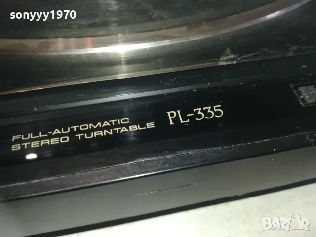 PIONEER PL-335 MADE IN JAPAN-ВНОС SWISS 2210241802, снимка 5 - Грамофони - 47680216