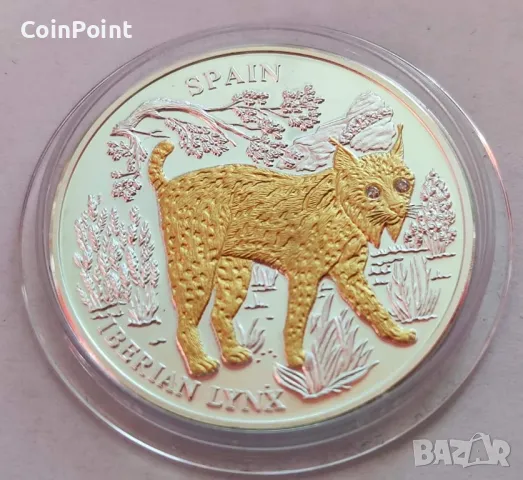 Сребърна монета Рис 10$ с диаманти 