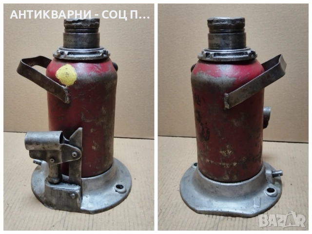 Стар Соц Голям Маслен Крик / До 8 Тона. / 13 кг. / РАБОТЕЩ! , снимка 3 - Антикварни и старинни предмети - 52250092