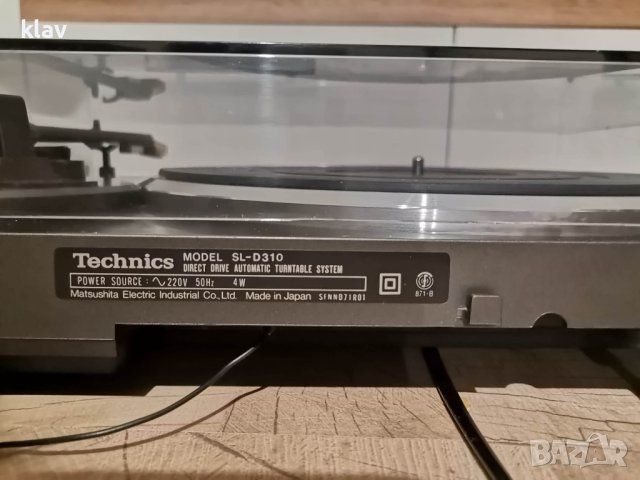 Грамофон TECHNICS SL-D310, снимка 4 - Грамофони - 40838595