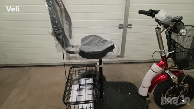 Електрическа триколка с равна платформа и лед осветление, снимка 5 - Мотоциклети и мототехника - 42532310