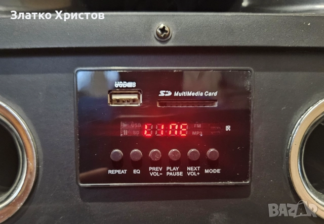 Комплект караоке с 2 бр безжични микрофони, снимка 3 - Караоке - 52975076