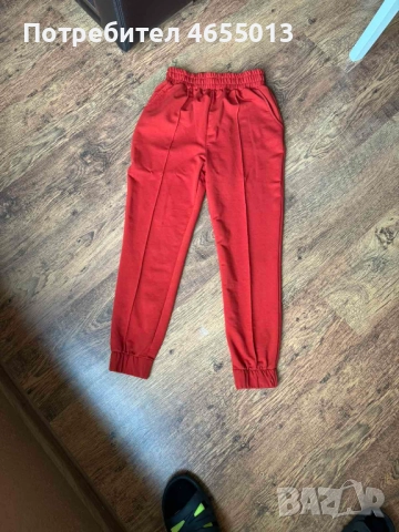 ПОДАРЯВАМ Дамски спортно елегантен панталон керемиден цвят Майдонос Maydonos