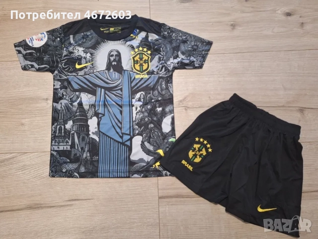 Футболна тениска и детски екип на Бразилия/специално издание Рио де Жанейро, снимка 2 - Футбол - 52849708