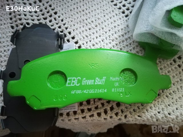 Спортни накладки EBC green stuff за Mitsubishi, снимка 1 - Части - 34685920