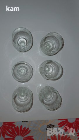 Кристални чаши за шампанско и вино 6 броя, снимка 3 - Чаши - 27162425