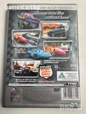 CARS за PS2, снимка 2 - Игри за PlayStation - 52850335