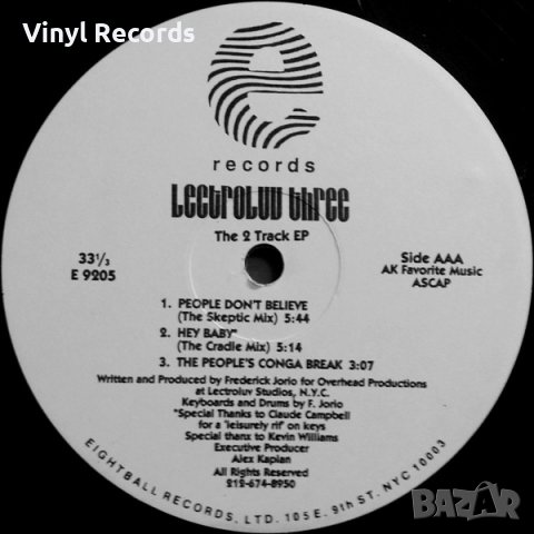 Lectroluv ‎– Lectroluv Three (The 2 Track EP) Vinyl, 12", снимка 3 - Грамофонни плочи - 39149073