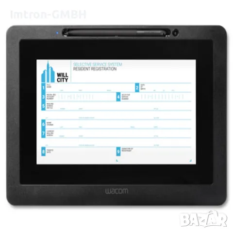 Графичен таблет за електронен подпис Wacom DTU-1031 10,1-инчов цветен IPS LCD дисплей, снимка 2 - Таблети - 49489031