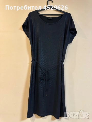 Черна рокля финно плетиво 