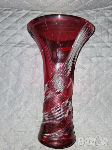 Ваза оловен кристал  Bleikristall 24% Germany , снимка 10 - Антикварни и старинни предмети - 51322798