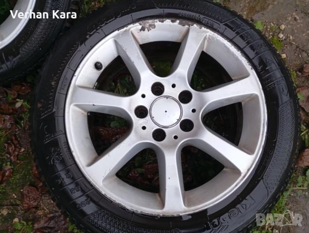 Mercedes komplekt 205 /55/16, снимка 8 - Гуми и джанти - 52653245