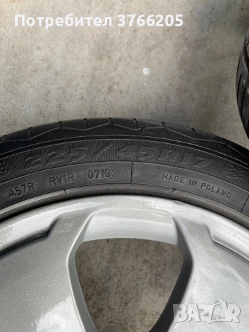 17ки джанти с летни гуми 5х112, снимка 6 - Гуми и джанти - 50363019