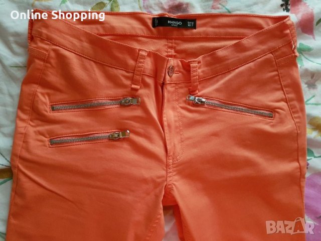 Еластичен спортно елегантен панталон Манго, снимка 4 - Панталони - 33593457