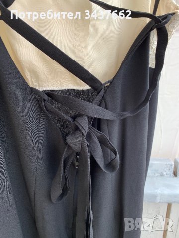 Рокля елегантна дълга горната час с бяла дантела от зад отворена с презрамки , снимка 5 - Рокли - 43445916