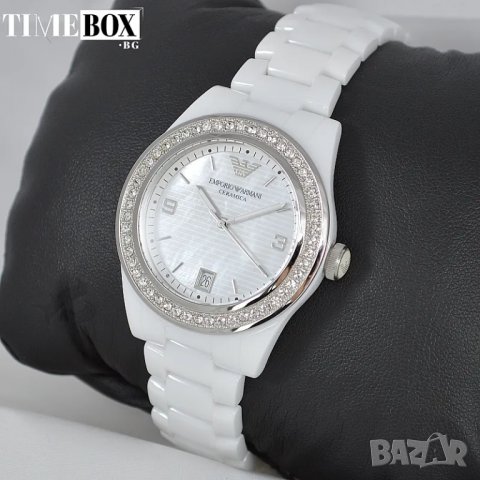 Emporio Armani AR1426 Ceramica Leo. Нов дамски часовник, снимка 6 - Дамски - 38751000