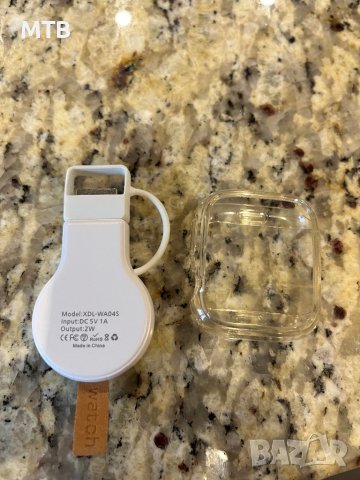 Apple Watch безкабелно зарядно + Протектор , снимка 1 - Безжични зарядни - 43983631