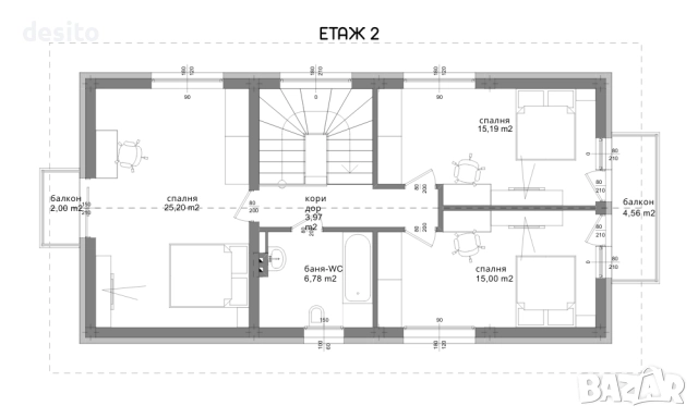От собственик: Нова модерна къща "до ключ" в с. Пчелище – дом, проектиран за удобство, снимка 18 - Къщи - 51606040