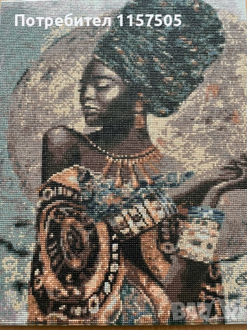 Диамантен гоблен - завършен, снимка 3 - Декорация за дома - 52856224